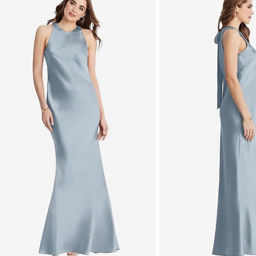 Chic Sleeveless Maxi Dress in Light Blue